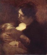Eugene Carriere Motherhood painting